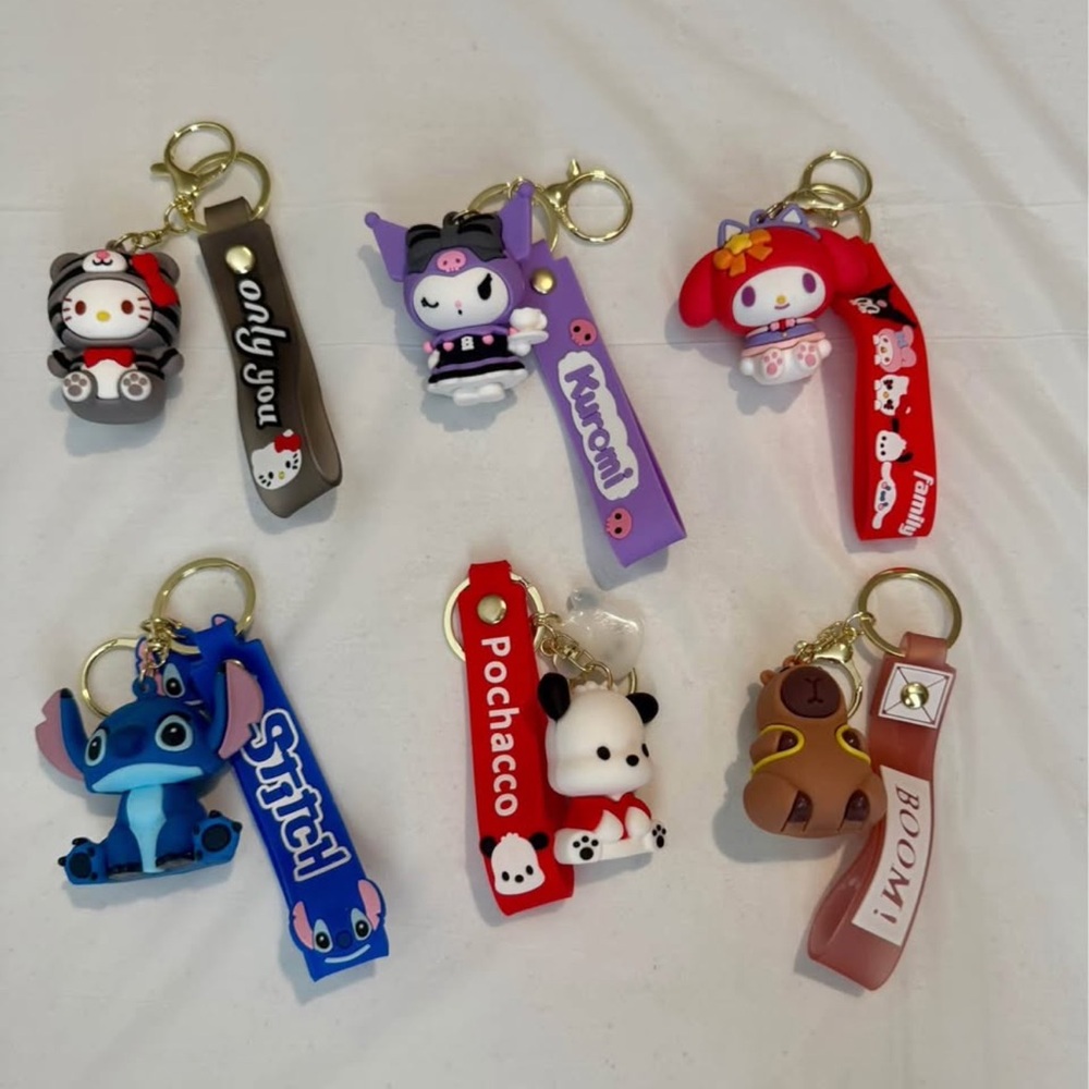 Labubu Monster Keychains - Mixed Designs - Picture 6 of 14